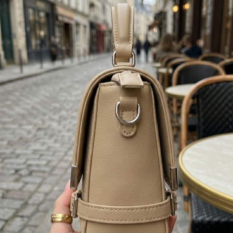 Min Leather Sling Bag, Premium Leather Crossbody