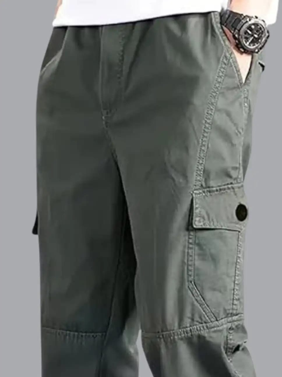 Men’s Olive Green Cargo Pants