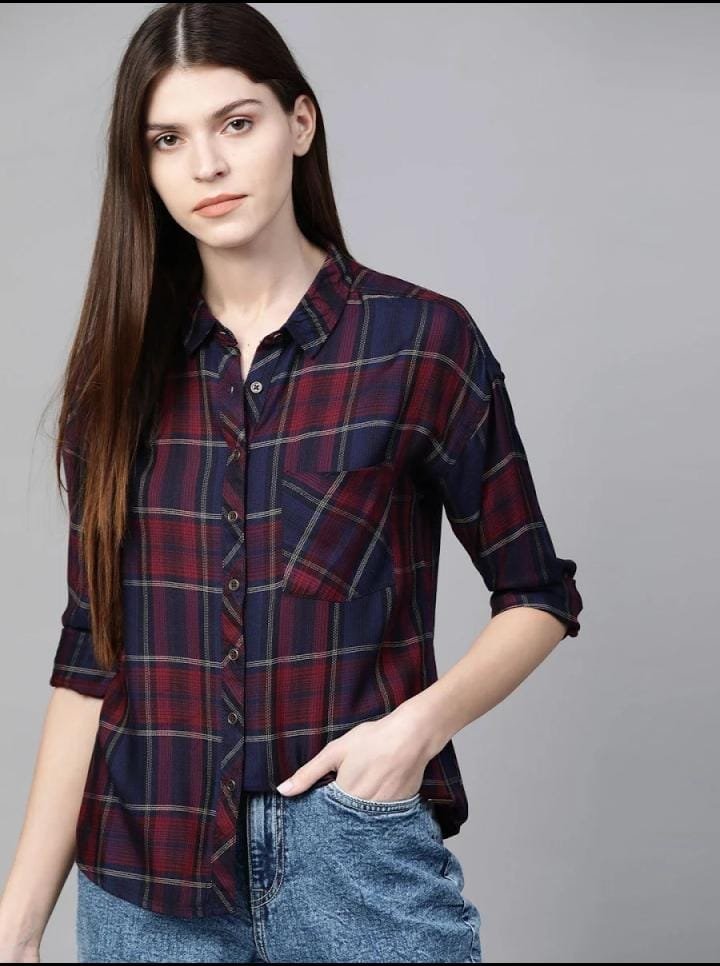 Women’s Checkered Casual Shirt