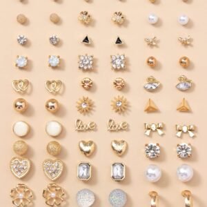 Shining Diva Fashion 30 Pairs Earrings Combo Set for Women