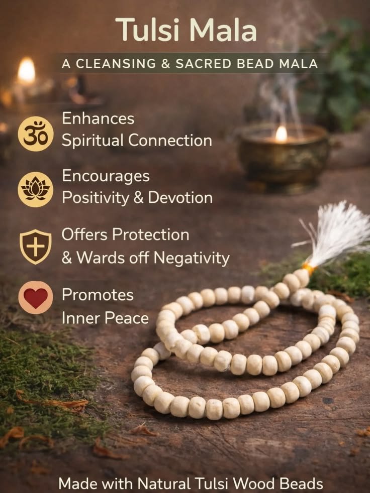 Premium Tulsi Mala 108 Beads