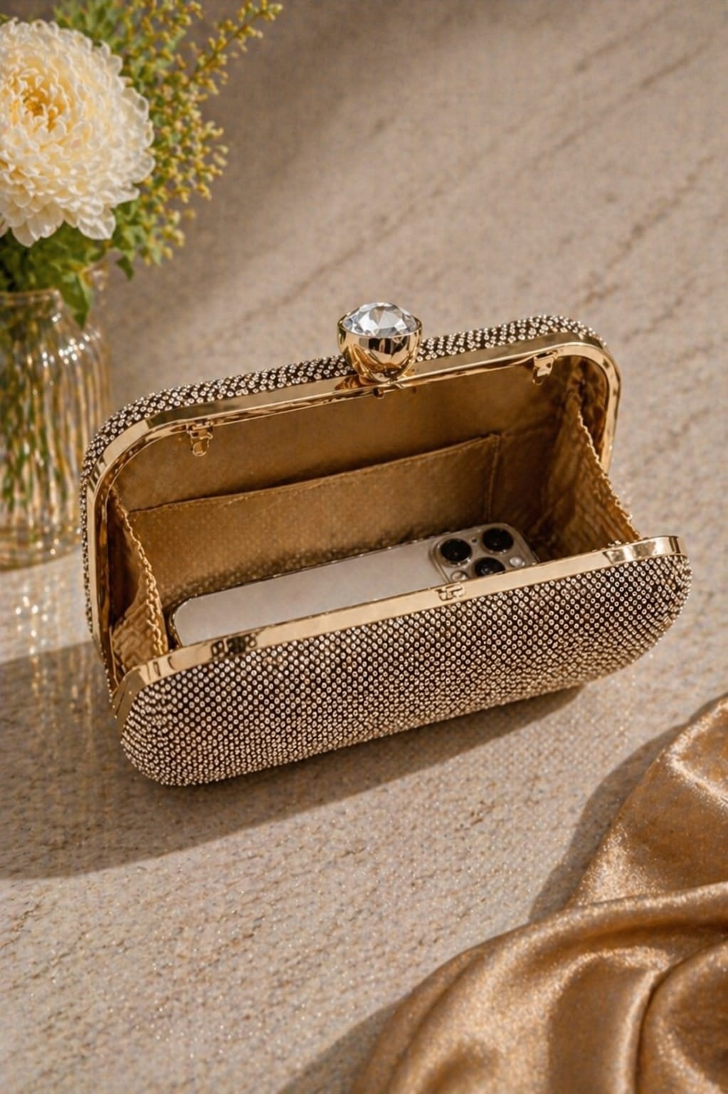 Luxury Crystal Clutch for Women