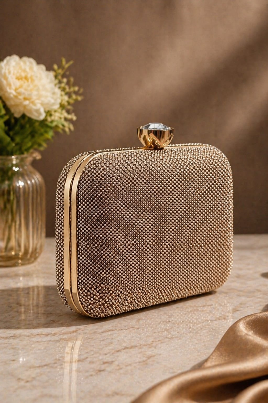 Luxury Crystal Clutch for Women
