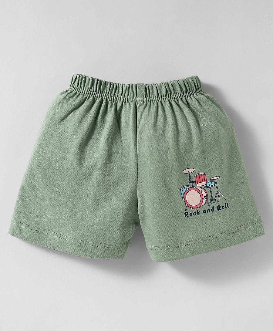 Baby Boys Cotton Co-Ord Set with Dinosaur Print