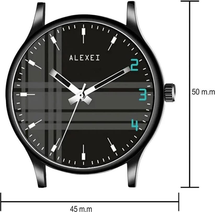 Men's All-Black Analog Watch with Matte Black Dial, Date Display and Black PVD Stainless Steel Bracelet | 42mm Case | 50M Water Resistant | Bold Formal and Casual Watch for Men
